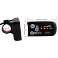 thumbnail image 1 of Electric Bicycle 36V48V S800 LED LCD Meter Control Panel Display for Ebike Controller 5 Pin Waterproof Plug Connector,1 x Display,black, 1 of 8