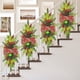 thumbnail image 5 of Decoraciones navideñas para escaleras, guirnaldas de flores, decoraciones para escaleras, lágrimas, objetos robados, decoraciones para el hogar, decoraciones para la puerta principal., 5 of 5