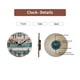 thumbnail image 4 of Reloj de Madera con Decoración Creativa y Diseño Silencioso Reloj de Cuarzo con Estilo Retro y Vintage, 4 of 5