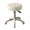 Beige, variant on Wharick Swivel Chair, Backless Armless Rolling Swivel Chair, Faux Leather Cushion, Metal Frame, Height Adjustable 360° Rotation