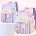 thumbnail image 5 of gcong Lightweight Ergonomic School Bookbag For Stylish Daily Use Travel Backpack With Adorable Bunny Design Purple, 5 of 7