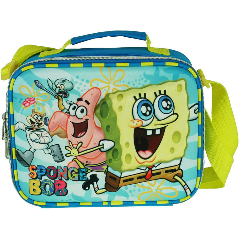 Spongebob Squarepants 3-D EVA Molded Insulated Lunch Bag/Box With