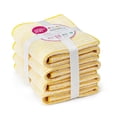 thumbnail image 6 of TOWN & COUNTRY PLAY 4-Piece Striped Reversible Terry Brights Bath Towel Set, 30"x58", 100% BCI Cotton, Plush & Absorbent 550GSM, Sunshine Yellow, 6 of 9