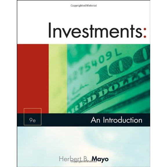 Pre-Owned Investments: An Introduction (with Thomson ONE - Business School Edition and Stock-Trak Coupon) (Available Titles CengageNOW), 9780324561265, 0324561261, Hardcover, 9 edition