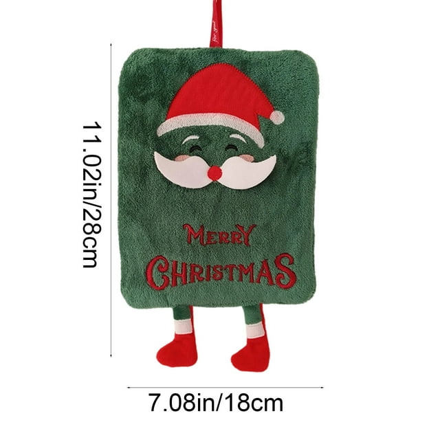 Towels for Bathroom Christmas Corals Fleece Hand Towels Kitchen And Bathroom Absorbent Quickly-Drying Rags And Towels with Four Patterns to Choose From Kitchen Hand Towel