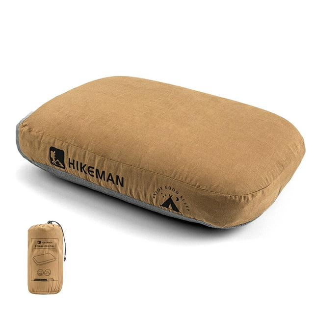 Soft Slow Rebound Memory Foam Pillow Outdoor Camping Travel Cervical