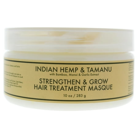 Nubian Heritage Indian Hemp and Tamanu Strengthen & Grow Hair Treatment Masque - 10 oz