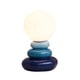 thumbnail image 2 of Lámpara de mesa de carga USB, lámpara de cerámica de piedra apilada, decoración romántica del dormitorio, lámpara de mesa A, 2 of 3