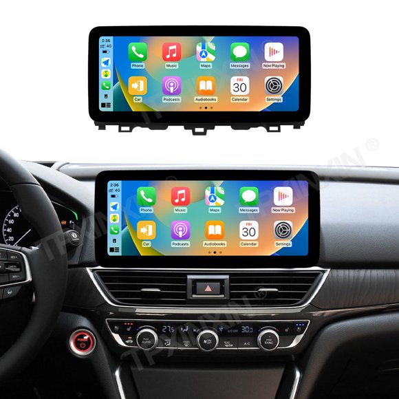 TPXINXIN 12.3 inch Android 14 Car Radio CarPlay For Honda Accord 2018-2022 Touch Screen Multimedia Player GPS Navigation Head Unit DSP WIFI