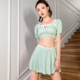 thumbnail image 1 of Sweet Girl Two Piece Gathered Slimming Skirt Style, 1 of 6