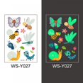 thumbnail image 1 of Children Temporary Tattoos Kids Luminous Tattoo Sticker Waterproof Glow Cartoon Stickers, 1 of 3