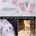 thumbnail image 5 of OULII 2Pcs Pet Winter Cap Cat Pet Hats Plush Pink for Daily Use, 5 of 5