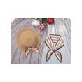 thumbnail image 6 of INSPIRE CHIC Women Stripes Contrast Color Skinny Long Scarves Satin Silky Ribbon Hair Band Neckerchief Neck Scarf Orange 96x9cm, 6 of 6