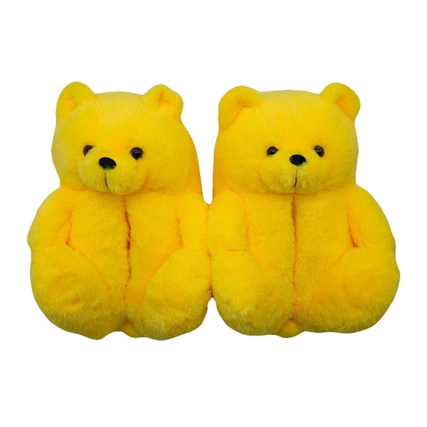 Pantuflas De Oso De Peluche Para Mujer Monstrate AP006544-08