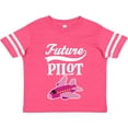 thumbnail image 3 of Inktastic Future Pilot Girls Airplane Career Girls Toddler T-Shirt, 3 of 5