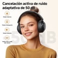 thumbnail image 2 of Audífonos De Diadema QCY H3PRO Bluetooth Inalámbricos 50dB Cancelación de Ruido Activa Negro, 2 of 8