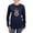 Navy, variant on CafePress - Sigma Alpha Iota Colored Crest Long Sleeve T Shirt - Women's Long Sleeve Graphic Tee Casual Fit