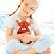 thumbnail image 5 of Muñeco de peluche de mapache rojo de 13 pulgadas, muñeco de peluche de panda rojo que gira, regalos de cumpleaños para niños, 5 of 7