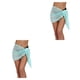 thumbnail image 3 of Guardurnaity Vestidos de playa Gancho de ganchillo sólido sexy Cintura alta Cubierta de de encaje Tipo de abrigo Buena elasticidad Fácil de combinar Azul S 2piezas, 3 of 6
