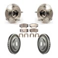 thumbnail image 1 of Transit Auto Front Hub Bearing Assembly Coated Disc Brake Rotors and Semi-Metallic Pads Kit for Car Chevrolet Camaro KBB-103649, 1 of 11