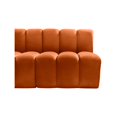 thumbnail image 5 of Meridian Furniture Arc Cognac Velvet Modular Sectional, 5 of 11