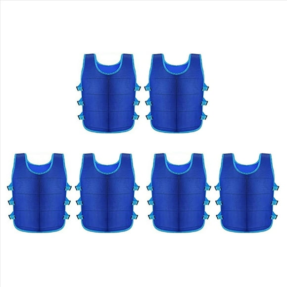 6 Chalecos de Refrigeración con 144 Bolsas de Hielo Ajustables para Hombres y Mujeres en Clima Cálido para Trabajar, Correr, Pescar y Montar en Bicicleta.