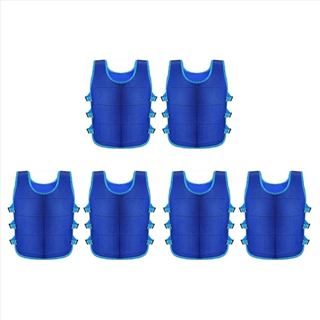 6 Pcs Gilet de Refroidissement avec 144 Pcs Pack de Glace Gilet de Glace Réglable pour Hommes Femmes Temps Chaud Travail Course Pêche Cyclisme