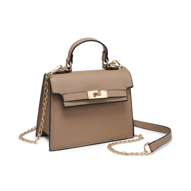 XB Womens Mini Satchel Crossbody Bag Faux Leather Shoulder Handbag Top