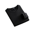 thumbnail image 2 of Minnieouse Ropa interior térmica para hombre, chaleco de terciopelo grueso para invierno, hogar, exterior, capa básica, ropa interior, Tops cálidos, conjuntos de ropa La camisa negra Minnieouse AP013593-10, 2 of 5
