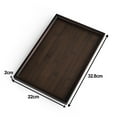 thumbnail image 1 of Wooden Bamboo Serving Tray Tableware Food Tray for Kitchen Dinners Party Tea Bar, 1 of 9