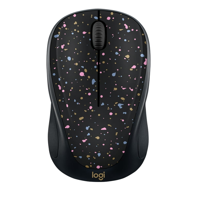 Logicool - Selfish Logitech Plug & Play Optical Wireless Mouse, Black, Walmart