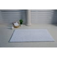 thumbnail image 2 of Knightsbridge Diagonal Racetrack 100% Cotton Reversible Bath Rug 24 X 40 Sage, 2 of 3