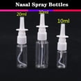 thumbnail image 1 of 10ml 20ml 30ml vacío plástico Nasal Spray botellas bomba pulverizador niebla nariz Spray botella recargable huangjie unisex, 1 of 1