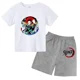 thumbnail image 3 of 2024 Verano Demon Slayer Camiseta estampada para niños 2 piezas Traje para niños y niñas Ropa de manga corta Top informal Conjunto de moda de anime, 3 of 5