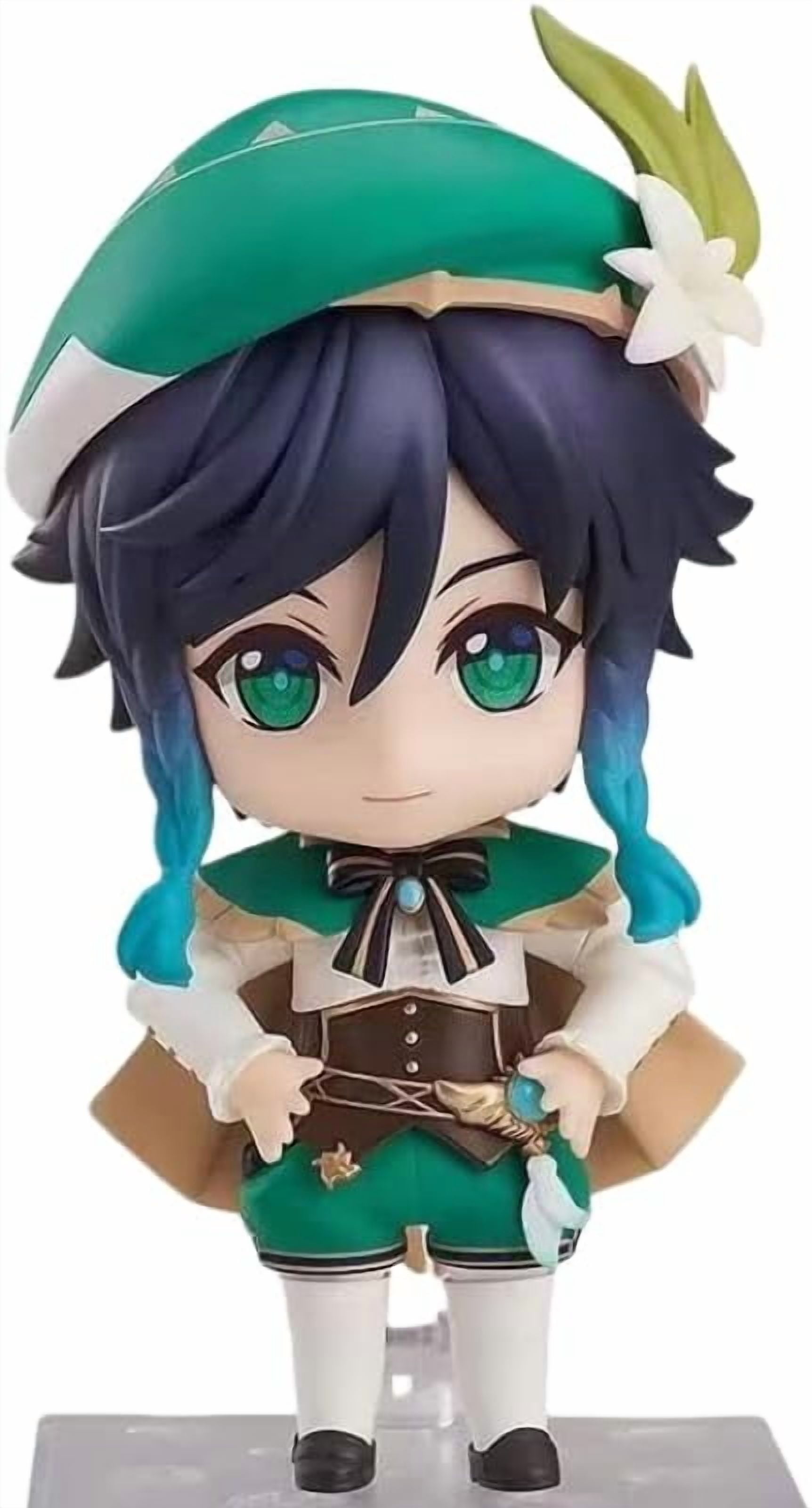 Newly Venti Figure Standig Q Version Venti Figures Genshin Impact Figures 10cm/3.9inch PVC Anime Characters Figure Action Figure Statue Ornament