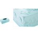 thumbnail image 1 of Elegante funda para caja de pañuelos, una opción elegante para decorar el tocador y mejorar el baño, con tela suave con encaje y revestimiento de superficie de metal, 1 of 5