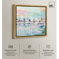 thumbnail image 2 of Coastal Dock Sailing Wall Art Canvas Wall Art by Art Remedy, Gold Floater Frame, 31.5" x 31.5", 2 of 7