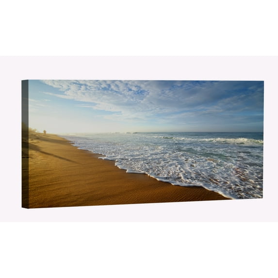 Beach Ultra Canvas Art Beach Sunset Picture Wall Art Beach Landscape Framed Painting Wall Decor For Home Office Bedroom Reeady to Hang