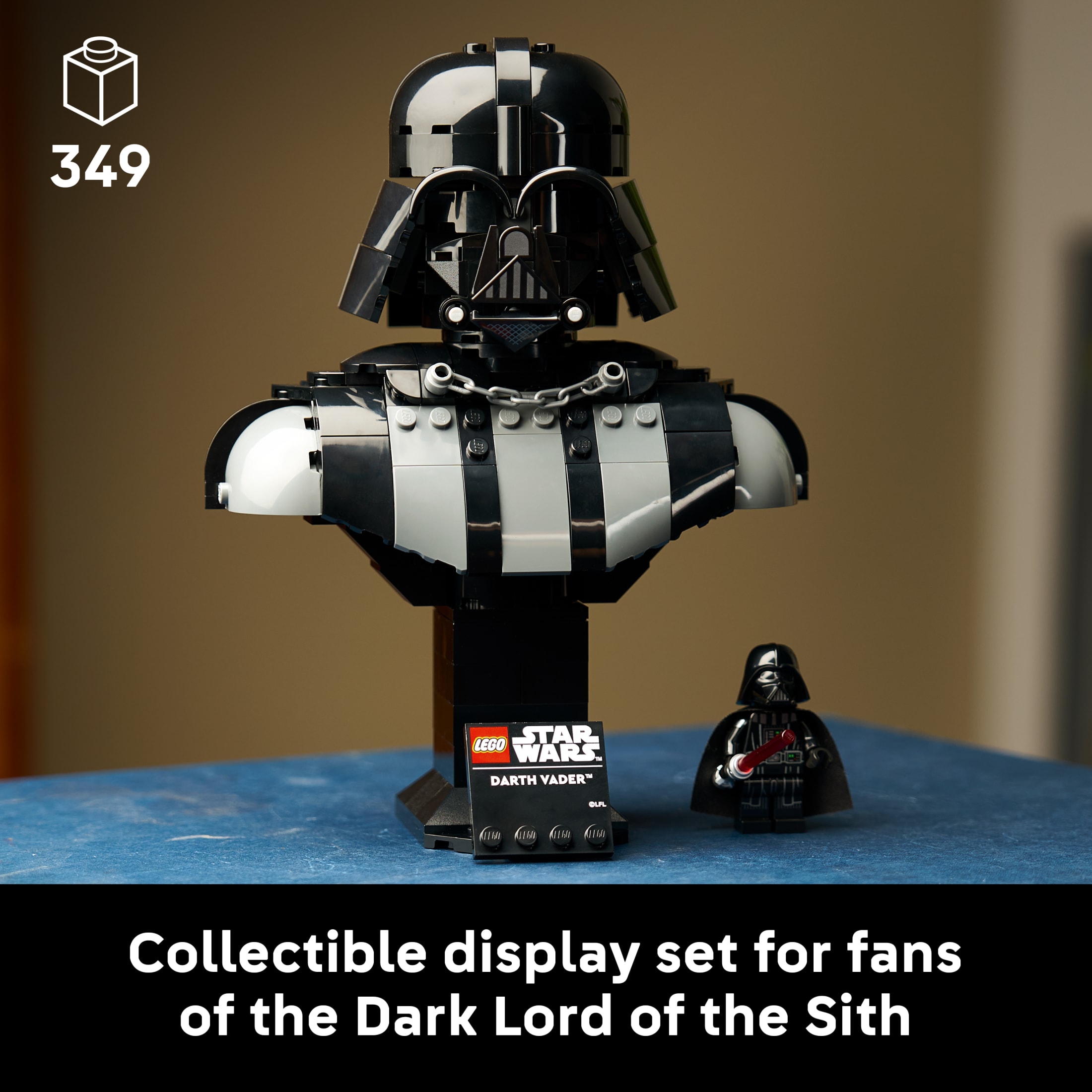LEGO Star Wars Busto de Darth Vader - Set de Construcción Coleccionable para Adultos, Mayores de 18 - Idea de Regalo de Cumpleaños - Con Minifigura de Darth Vader - Decoración para Dormitorio o Estantería - 75439 3