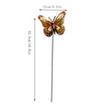 thumbnail image 3 of Butterfly Iron Garden Stake, Delicate Butterfly Metal Art Stable Ground Plug Design, Yard Decorative Insert, Craft Figurine for Garden Lawn Outdoor Pastoral Scene Decoration, 3 of 6