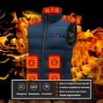 thumbnail image 6 of kladzum Mens Heated Vests 17 Heating Areas Heated Waistcoat for Men Women, Unisex Winter Heated Waistcoat for Men Women, Lightweight USB Electric Heated Clothing Waistcoat with 3 Heating, 6 of 7