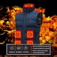 thumbnail image 5 of Chaleco calefactable de 17 zonas para hombre y mujer, unisex, de invierno, con calefacción por USB y 3 zonas de calefacción., 5 of 7