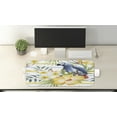 thumbnail image 2 of Parrot Computer Mouse Pad, Tropic Pattern Bird Orchids and Hibiscus Flowers Hawaiian Jungle Style Image, Rectangle Non-Slip Rubber Mousepad Large, 31" x 12" Gaming Size, Multicolor, by Ambesonne, 2 of 2