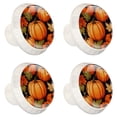 thumbnail image 2 of 4 Pcs Maple Leaf Pumpkin Knobs for Kitchen Cabinet Cupboard Dresser Bookcase Drawer Pulls Handles Round Home Decor, 2 of 8