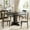 Black, variant on BouPower 47 Inch Round Dining Table for 4, 30" H Farmhouse Wood Kitchen Table with Sturdy Pedestal Base, Circle Dinner Table for Kitchen, Living Room, Dining Room (Only Table)