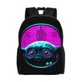 thumbnail image 1 of The Mandalorian Universal Travel Laptop Backpack, Lightweight Carry-On Backpack, School Backpack, Book Bag, One Size Black Gift, 1 of 8