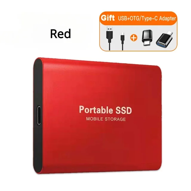 2025 Lenovo-unidad de estado sólido portátil, SSD de 8TB, 16TB, alta velocidad, 500GB, disco duro externo tipo C, interfaz USB 3,1 para ordenador portátil