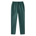 thumbnail image 3 of Men’s Baggy Sweatpants - Mens Joggers with Pockets Elastic Drawstring Waist, Wide-Leg Cotton Joggers for Lounge Army Green S, 3 of 3