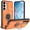Orange, variant on Rugged Shockproof Phone Cover for Samsung Galaxy S26 Ultra 5G 6.9", Built-in Slide Camera Protector with 360° Rotatable Ring Kickstand,Purple,For Galaxy S26 Ultra 5G
