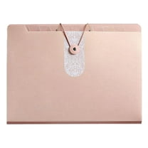 Under $2 Expanding File Folder, Multicolor Multi Pocket Folder, 12-Pocket Accordion File Folder, Letter Size Document Organizer for Receipts, Bills, Portable, by Goohae